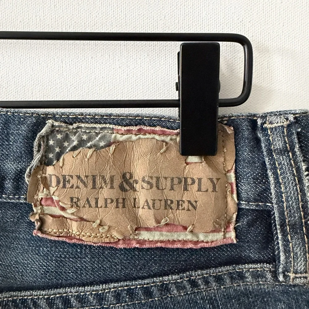 Denim Supply Ralph Lauren Tapered Straight Jeans Mens 30x30 Medium Wash
